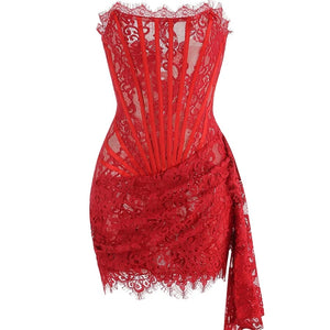 Kayla Dress Red
