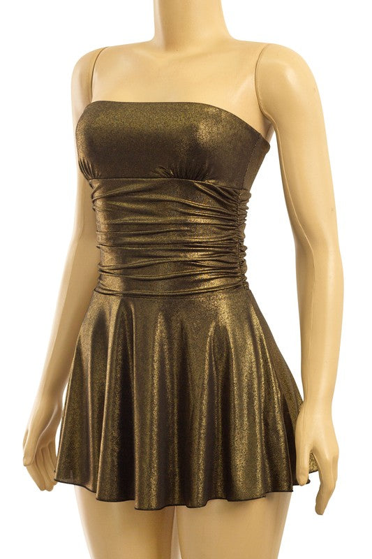 Mila Dress - Gold Coco-Lux Couture Mila Dress - Gold Coco-Lux Couture