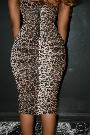 Darlene - Cheetah Print Dress